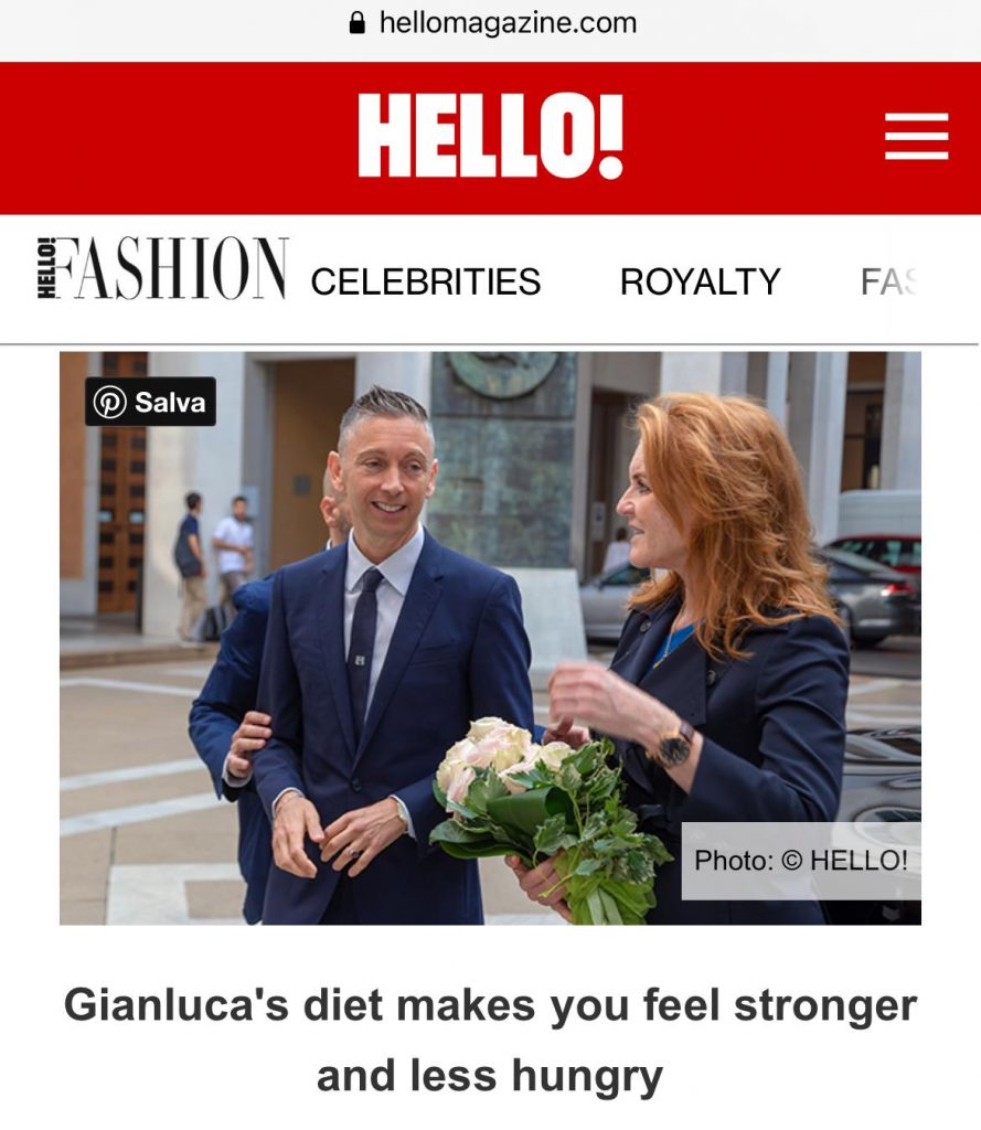 Gianluca Mech conquista le pagine di “Hello!”, il prestigioso magazine inglese