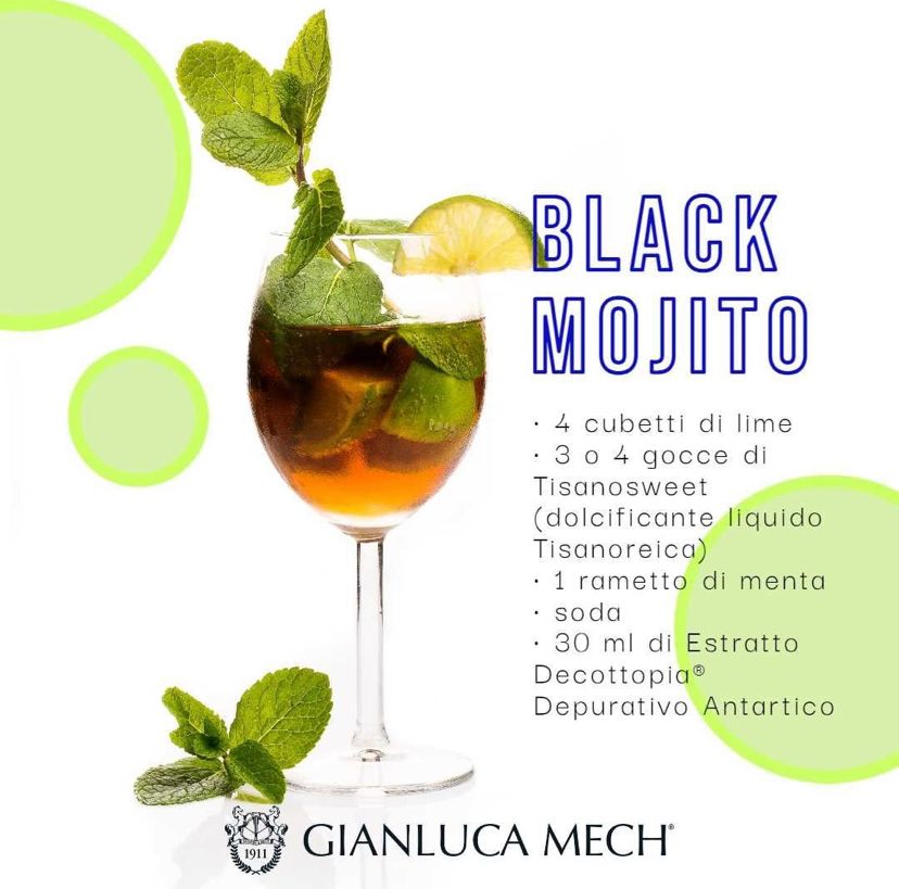 Depurative Black Mojito